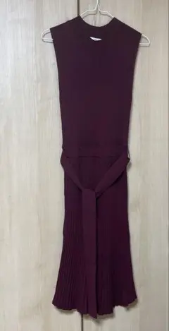 ROYAL PARTY ニットワンピース　ワインレッド