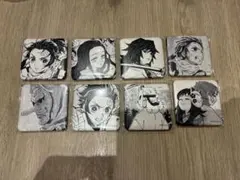 鬼滅の刃　ダイニング　お楽しみくじ　スクエア缶バッジ　セミコンプリート