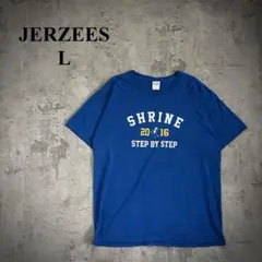 【JERZEES】ジャージーズ（L）イベントTシャツ＊企業T＊クラックプリントのサムネイル