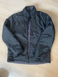 【gap ギャップ】ブラック&グレーキルティング リバーシブルジャケット