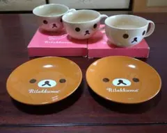 SAN-X ローソン キャンペーン リラックマ マグ＆リラックマお皿5点セット