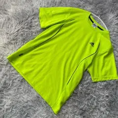 adidas Climalite Tシャツ L 蛍光イエロー 吸汗速乾