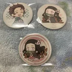 鬼滅の刃　あたりツキ！　トレーディング缶バッジ　3点セット