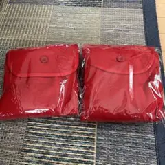 新品未使用　レッド ブランケット 2枚セット