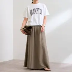 フレームワーク　リヨセルラミーフレアスカート　未使用タグ付き　日本製　38サイズ