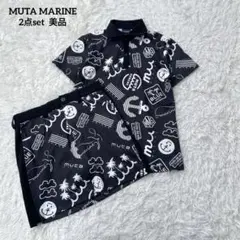 美品　MUTA MARINE ポロシャツ　スカパン　２点set