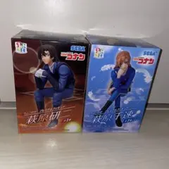 名探偵コナン ちょこのせプレミアムフィギュア 萩原千速 萩原研二 2種セット
