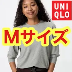 【未使用に近い】ソフトニットフリースクルーネックT【現行品】