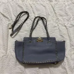 VALENTINO GARAVANI ロックスタッズ 2way レザーバッグのサムネイル