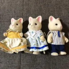 シルバニア　シルクネコ　ファミリー　お父さん　お母さん　女の子