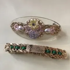 昭和レトロ　SunViolet Winny バレッタ　アンティーク