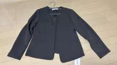 ナチュラルビューティーベーシック　ドビーツイル SETUP ノーカラージャケット