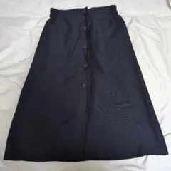 コムサイズム　ネイビーロングスカート