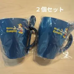 ミッキーマウス　スプーン付きコップ