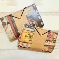 ハンドメイド♡蛇腹ファイル ミニ2冊セット