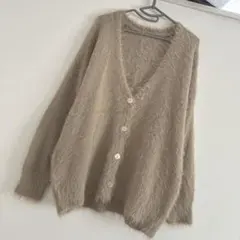 AND SEARCH アンドサーチ シャギーニットカーディガン M