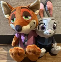 ディズニー ズートピア2 ジュディ ニック ペアぬいぐるみ