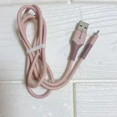Micro USB ケーブル (type - B ) ピンク 1m