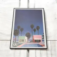 激レア【値下げ可！】永井博ポスター 91.5×61.5cm超特大サイズ - メルカリ