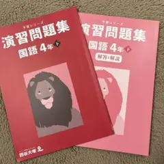演習問題集 国語 4年下 書き込みなし