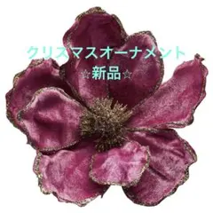 ⭐︎新品⭐︎ベルベット製クリスマスオーナメント