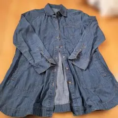 レリアン　 デニムシャツワンピース （チュニック）Lサイズ