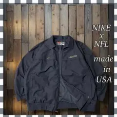 USA製ナイキ NFLジャガーズ フルジップ ポリエステルシエルジャケット3XL