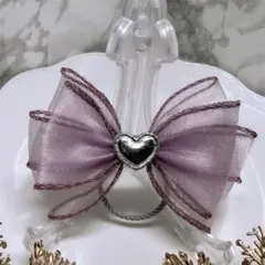 【キッズヘアゴム】ハンドメイド リボン