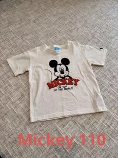 キッズ ミッキーマウス Tシャツ 110 半袖 夏