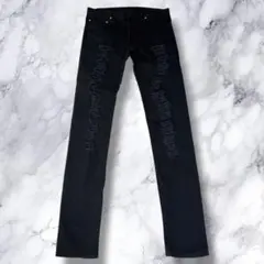 Dior Homme クリス期 16AW デストロイ オマージュ スキニーデニムのサムネイル