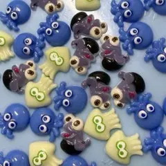 スプラトゥーン スプラ ネイルパーツ ネイパ 約30個のサムネイル