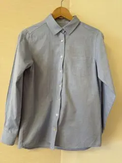 ブルーシャツ　DOUBLE NAME