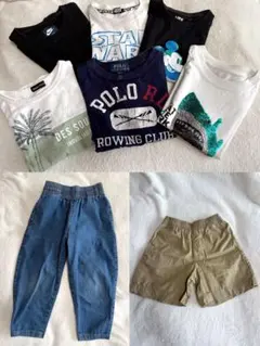 110cm Tシャツ&パンツ 8点セット