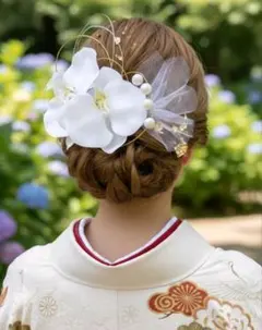 即日発送 ♥再販●成人式♥ 結婚式♥高級造花　前撮り　振袖　和装　着物