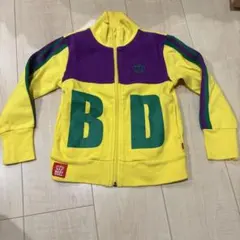 BABYDOLL トラックジャケット イエロー 100cm