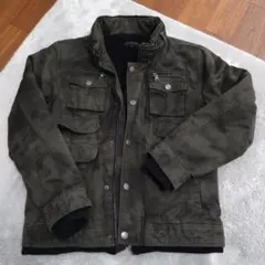 エーティーシーインジアティック シワ加工 ミリタリージャケット L