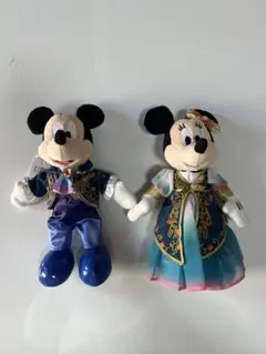 ファンタジースプリングス　ぬいぐるみバッチミッキーミニーセット