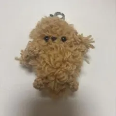 茶色トイプードルちゃんのあみぐるみ