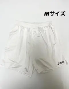 【美品‼️】asics ホワイト ハーフパンツ Mサイズ
