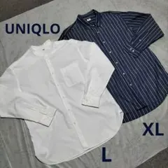 uniqlo ストライプシャツ