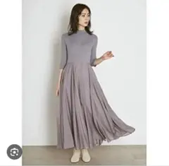 ニットドッキングワンピ　snidel