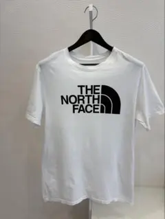 美品 試着のみ ノースフェイス ロゴTシャツ L 白