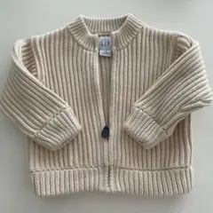 《美品》baby GAP ベージュカーディガン 12-18ヶ月