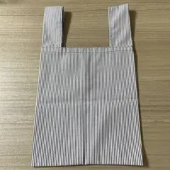 ストライプ柄・ミニエコバッグ