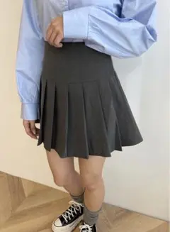 韓国プリーツスカート　新品タグ付き