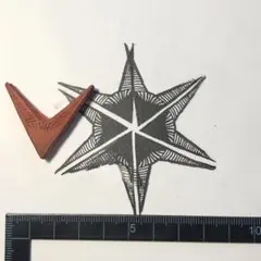 模様01　ラバースタンプ 約3.5cm