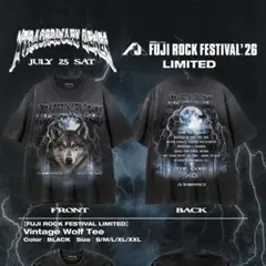 XG フジロック Vintage Wolf Tee XL FUJI ROCK26 - メルカリ