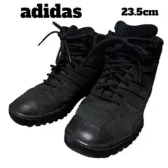 adidas アディダス ハイカット スニーカー ブラック 23.5cm