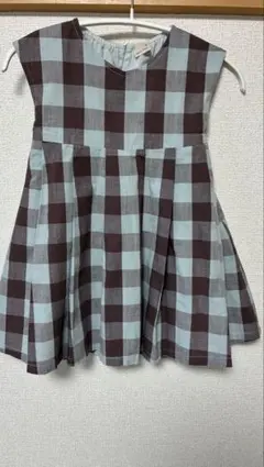 petit main チェック柄ワンピース 90