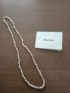 ohrora シュワパールネックレス50cm（ピンク）のサムネイル